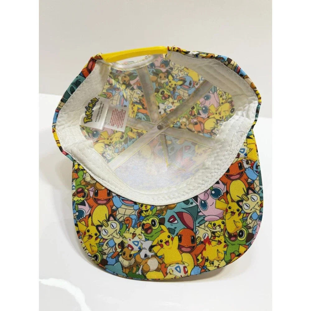 DIFUZED Pokémon All-Over Print Kids Boys Snapback Hat Multi-Color One Size